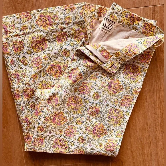 SZ Blockprints x J.Crew Disco Pants – Medium - Light Pink Floral $268 - Picture 6 of 7
